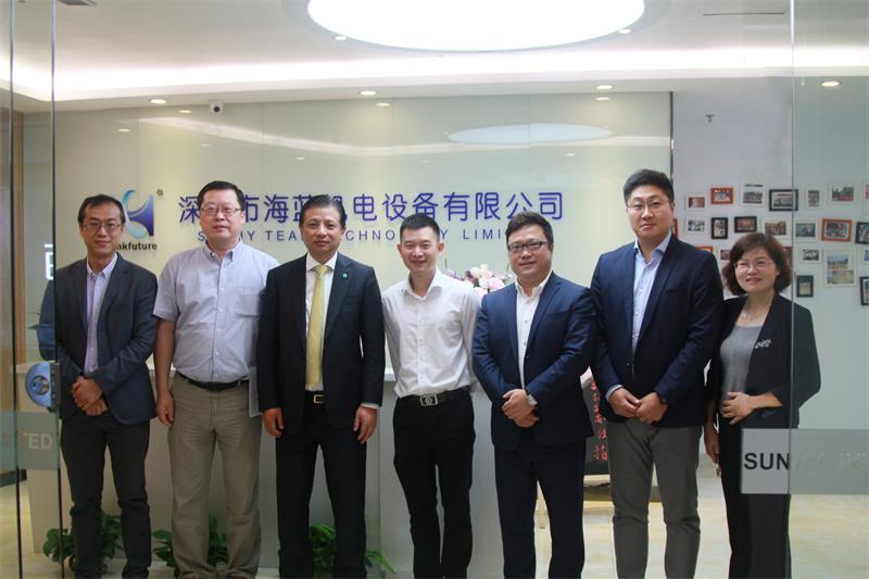 熱烈歡迎三菱電機(jī)自動(dòng)化蒞臨海藍(lán)機(jī)電參觀(guān)指導(dǎo)工作！