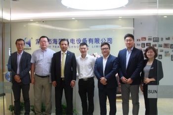 熱烈歡迎三菱電機自動化蒞臨海藍機電參觀指導工作！